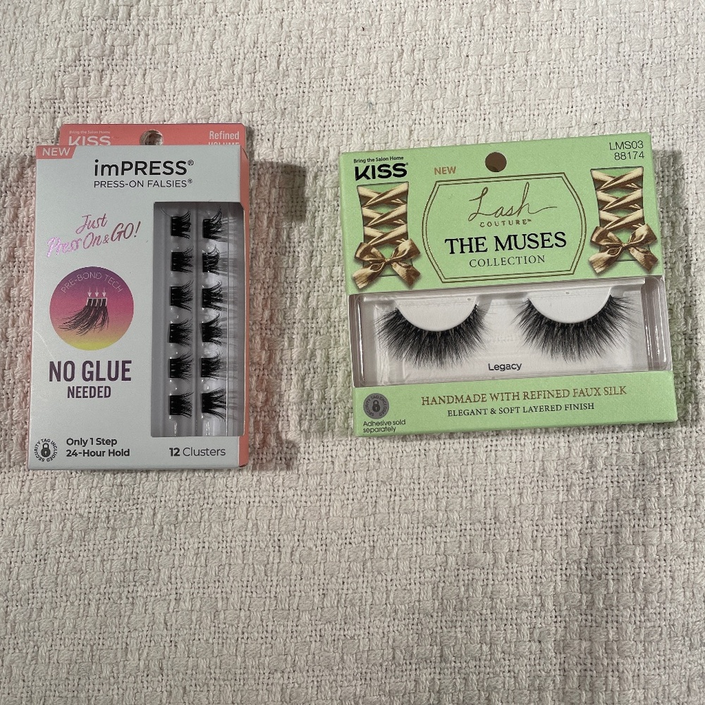 Bundle of New Kiss Eyelash and Falsies Kits